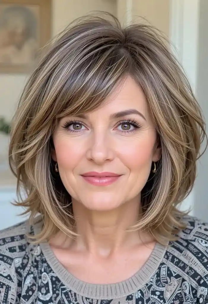 Side Bangs For Thin Fine Hair Over 60