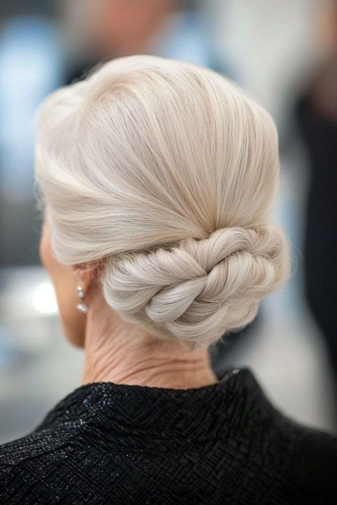 Updos for thin fine hair over 60