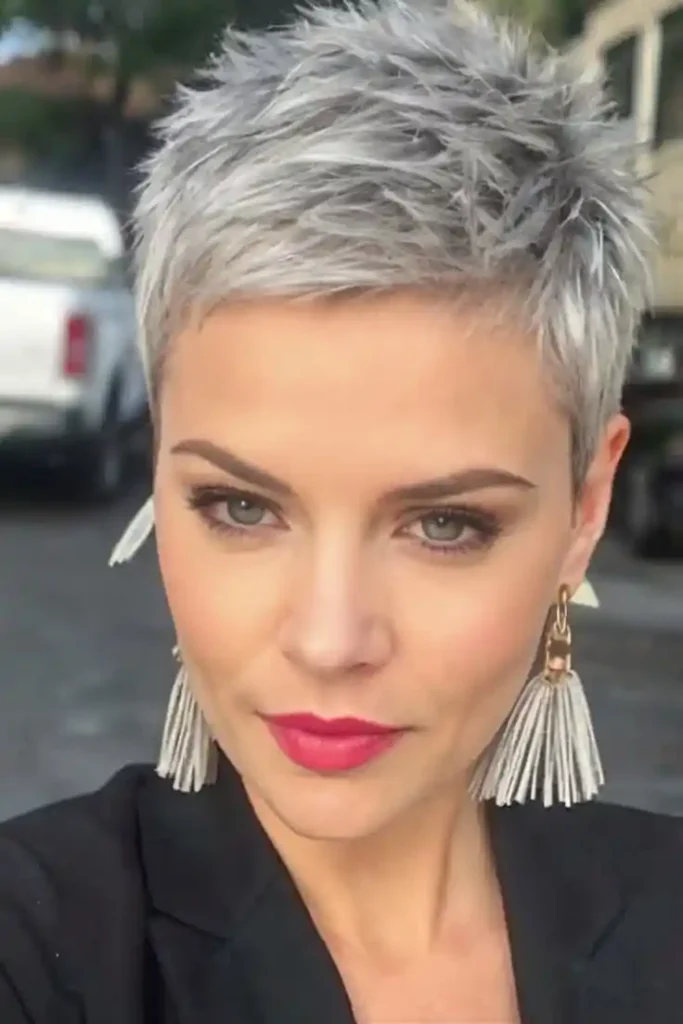 Short Spiky Hairstyles for Women Over 50