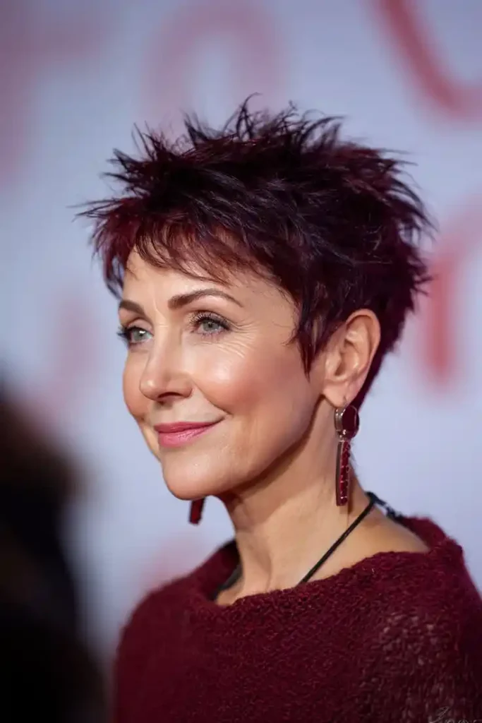 Short Spiky Hairstyles for Women Over 50