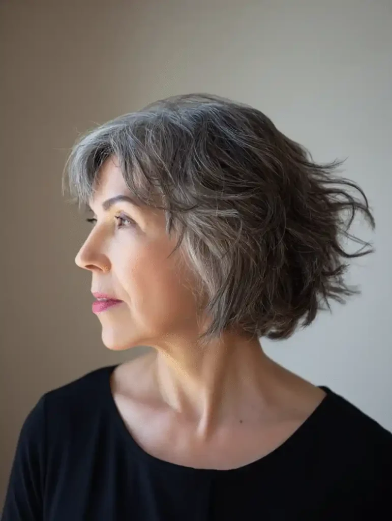 Salt and Pepper Hairstyles for Women Over 50