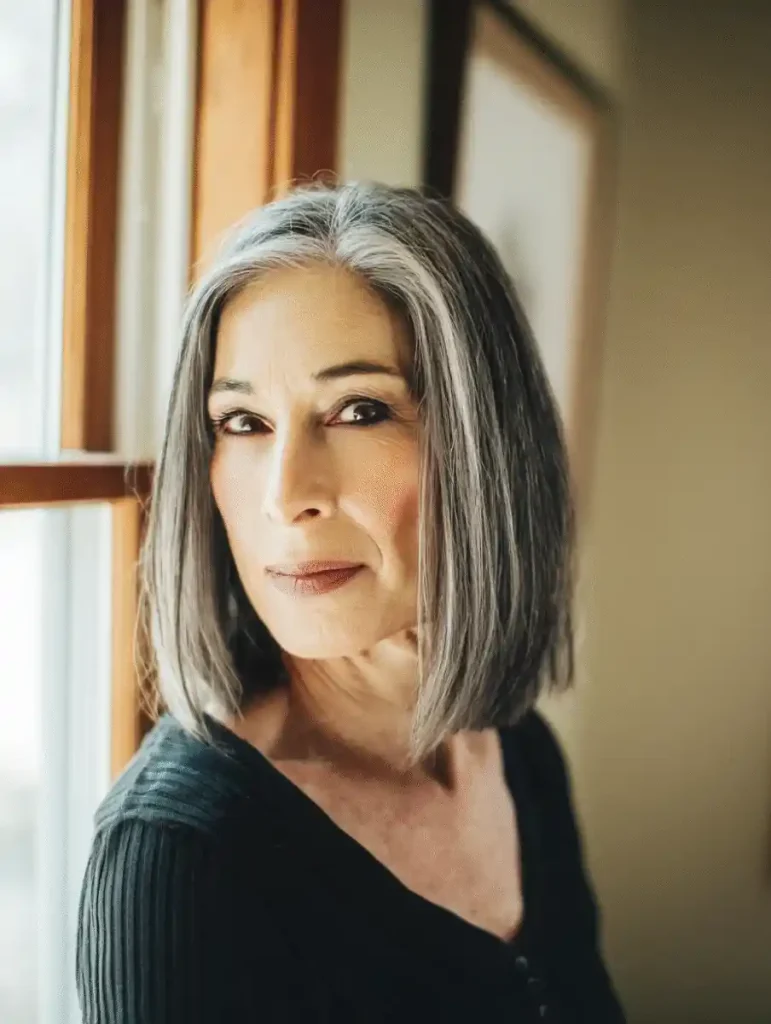 Salt and Pepper Hairstyles for Women Over 50