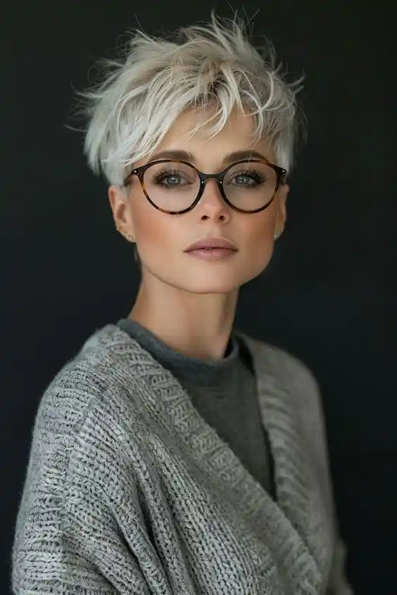 Short Spiky Hairstyles for Women Over 50