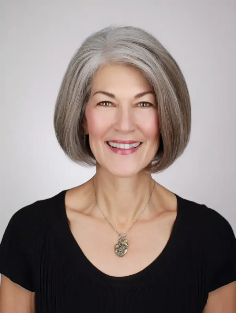 Salt and Pepper Hairstyles for Women Over 50