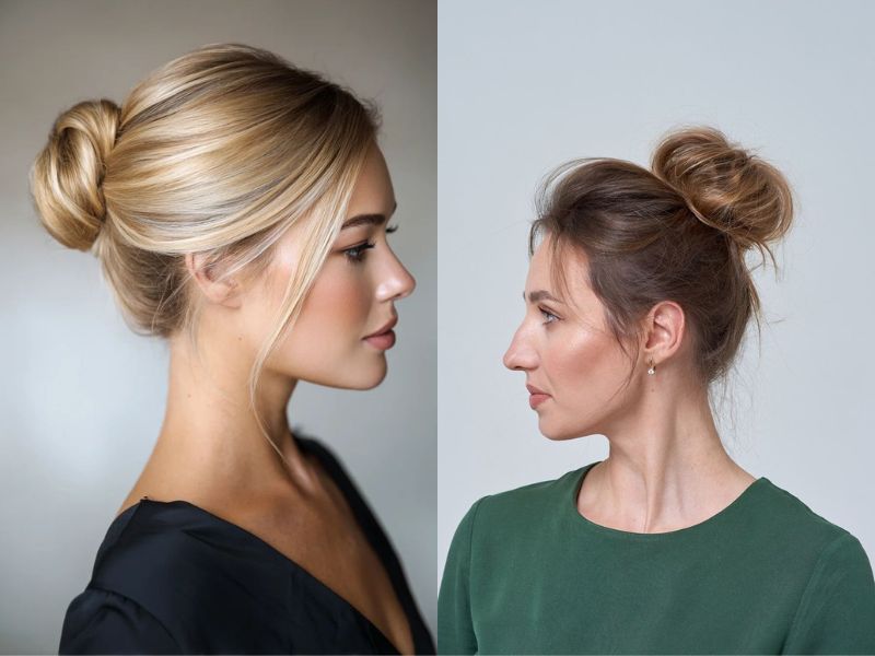 Bun Hairstyles For Thin Fine Hair