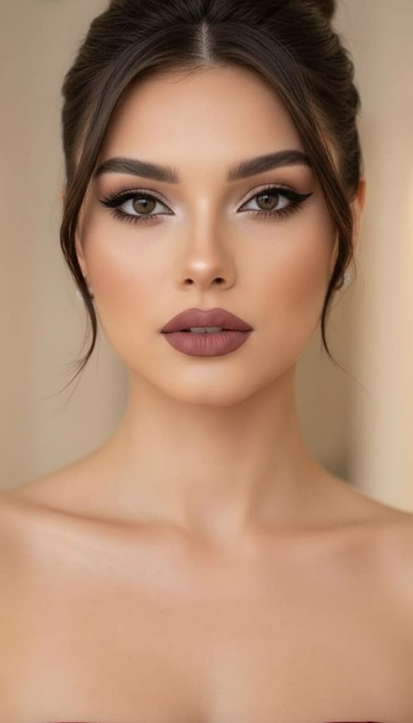 Frosted Eye Makeup For Brown Eyes